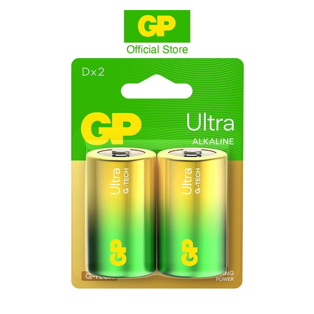 GP Ultra Alkaline D size Battery (Card of 2) Shopee Singapore