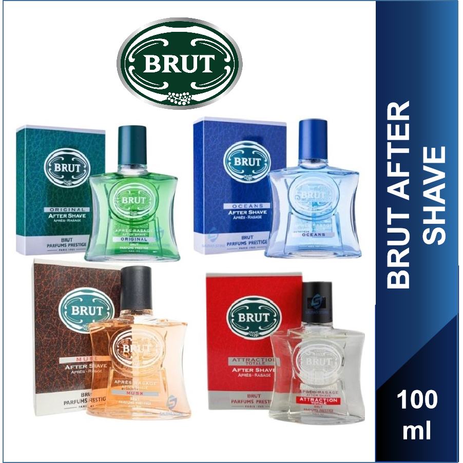Brut After Shave Lotion, 100ML Original/ Musk/ Ocean/ Attraction