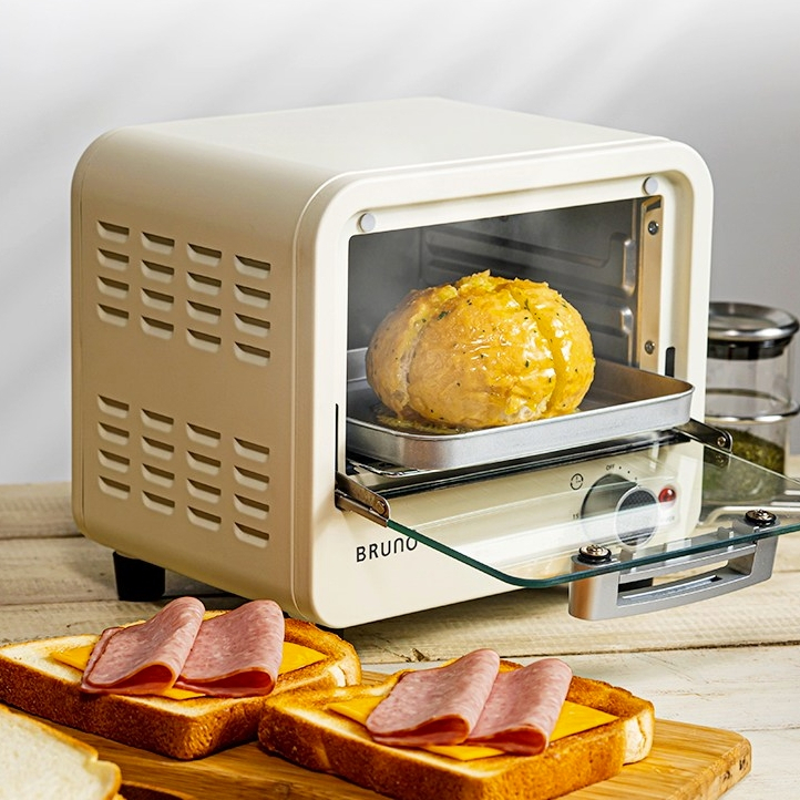Bruno Compact Mini Oven Toaster, Small Oven, 6L Beige