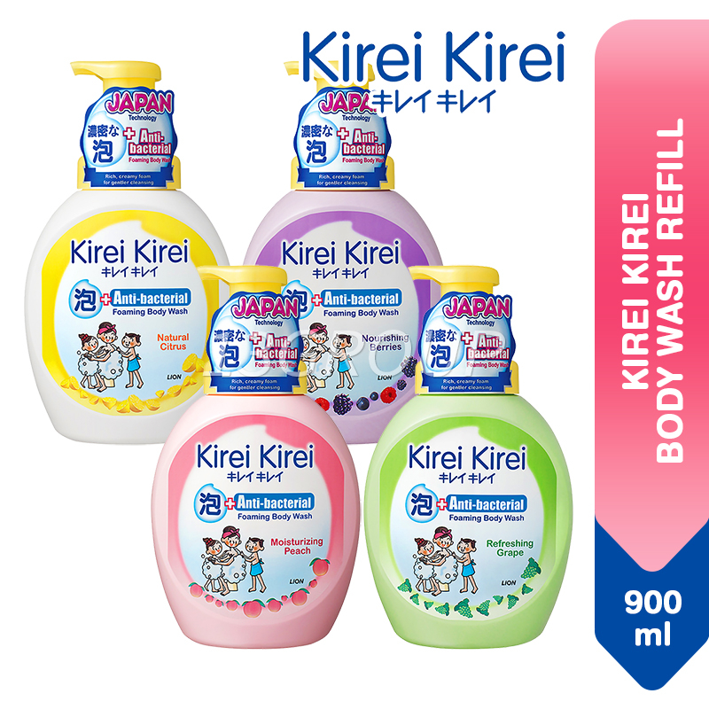 Kirei Kirei Antibacterial Foaming Body Wash Pump Bottle, 900ml [Min ...