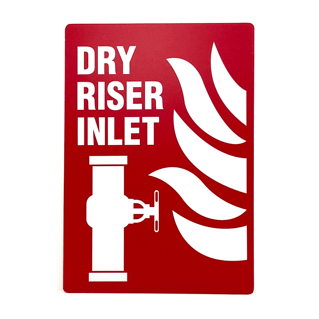 DRY RISER INLET SIGNAGE ( 210mm x 148mm ) | Shopee Singapore