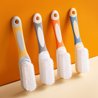 Cleaning Brush Soft Long Bristles Ergonomic Handle Plastic