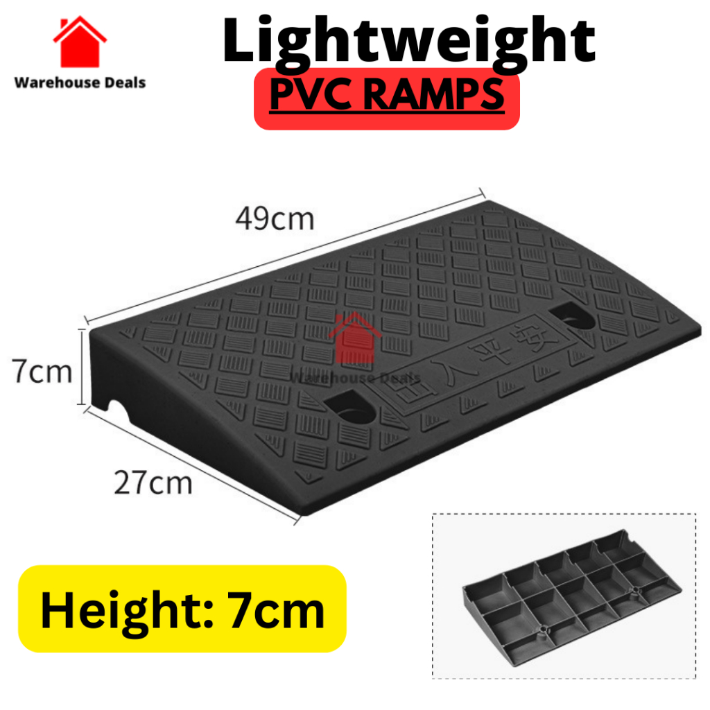Wheelchair Ramp For Entrance Kerb | Many Heights Available | Shopee ...