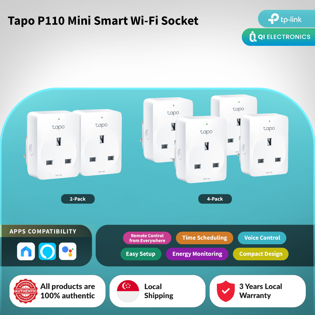 Tapo Smart Wi-Fi Plug with Energy Monitoring