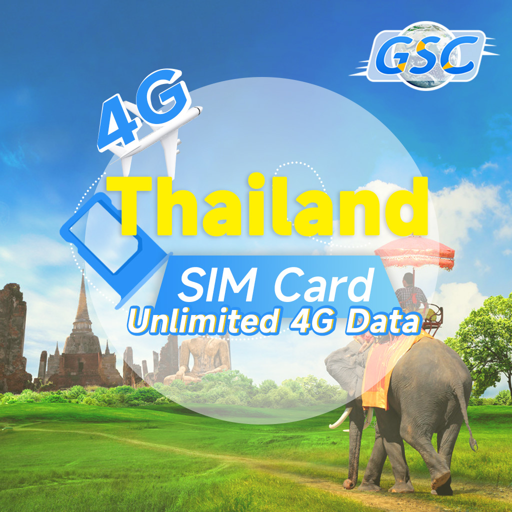 Thailand Sim card 4G High Speed Unlimited Data Prepaid Sim Cards Support eSIM Shopee Singapore