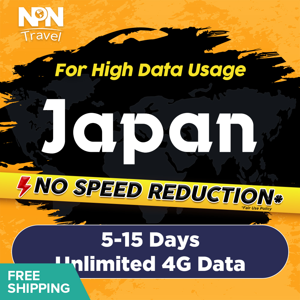 Japan SIM Card 515Days 210GB Unlimited 4G Data High Speed