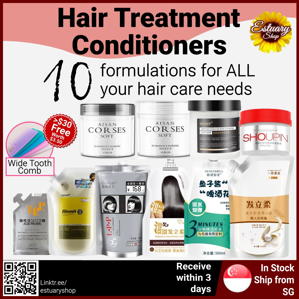 [SG Seller] Hair Treatment Conditioner Mask 10 Types Such As