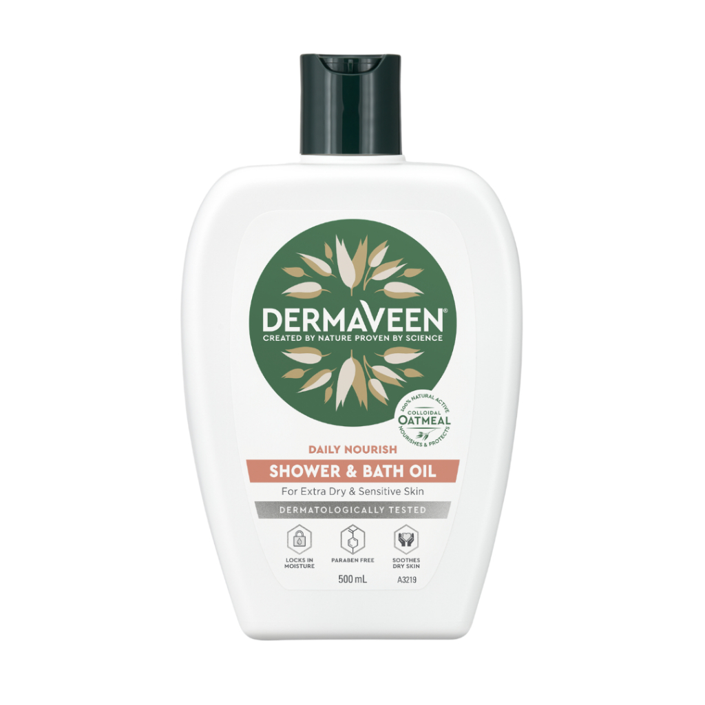 [Latest Batch] Dermaveen Shower & Bath Oil for Very Dry Flaky Itchy