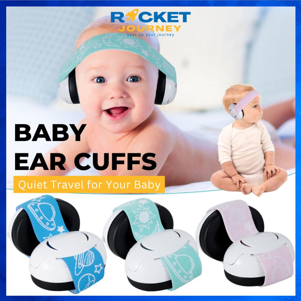Baby Sound Blocking Earmuffs Hearing Protection with Adjustable Headband Strap for Infant Muffs