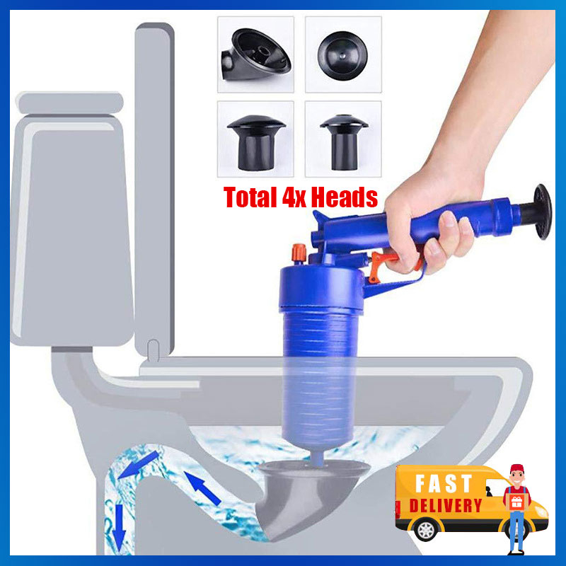 Pipe Plunger Sink Drain Unblocker High Pressure Air Drain Blaster