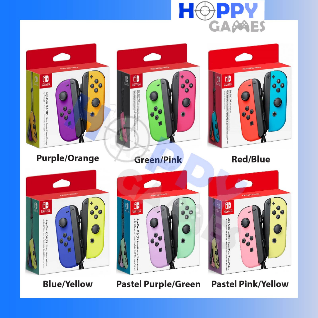 Pink/Purple And Blue/Yellow Nintendo Switch Joycons good