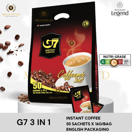 Free 1 sachet Rumi Gold. G7 3 in 1 Instant Coffee (50 sachets x 16g