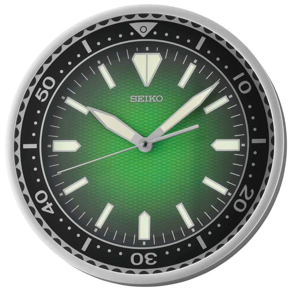 Seiko LumiBrite® Dive Watch Design Wall Clock QXA791S Shopee Singapore