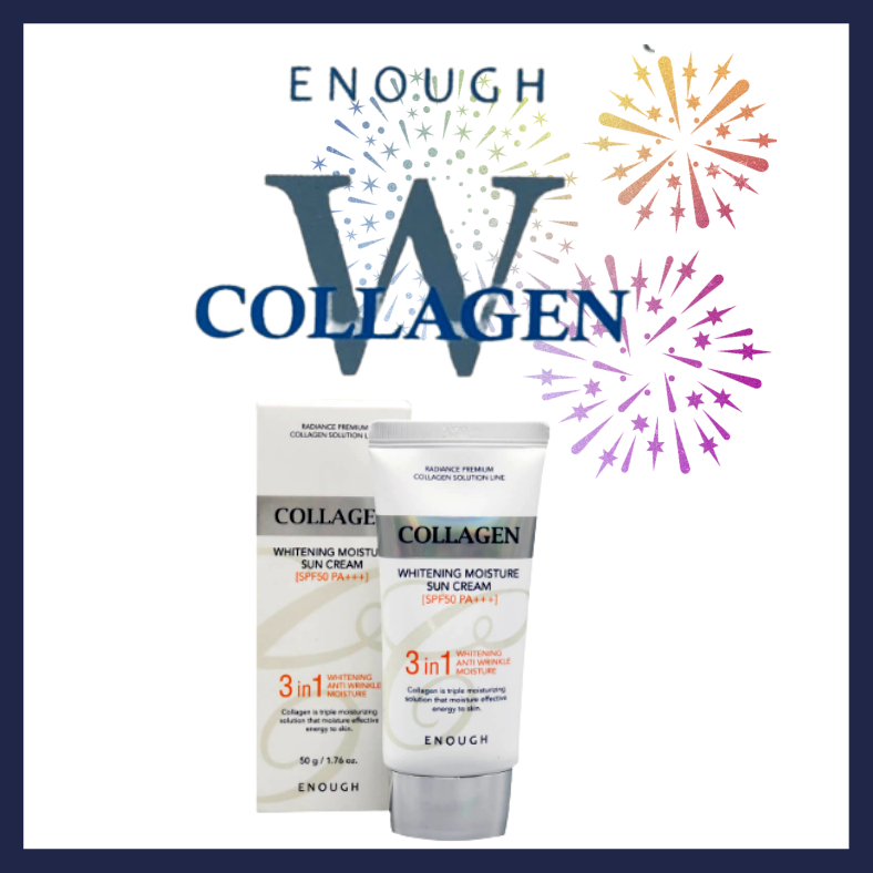 Enough Collagen Whitening Moisture Sun Cream 3 in 1 SPF50+ PA+++ Made ...