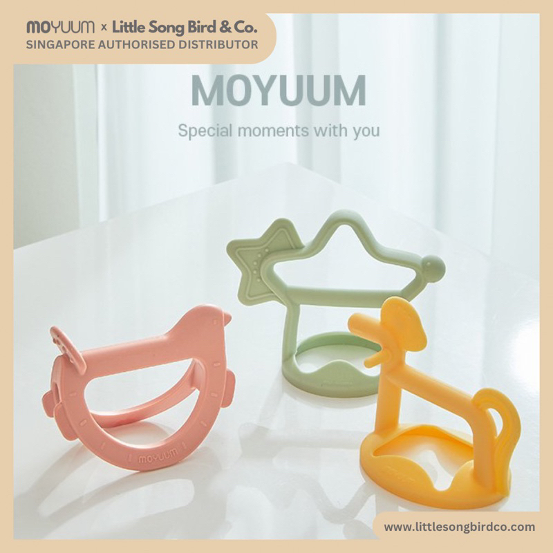 [SG AUTH. DISTRIBUTOR] Moyuum Silicone Wristband Baby Teether