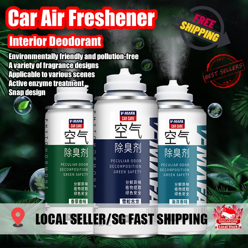 ☀️SG Seller☀️Car Freshener Deodorizer Aircon Cleaner Disinfectant Air ...