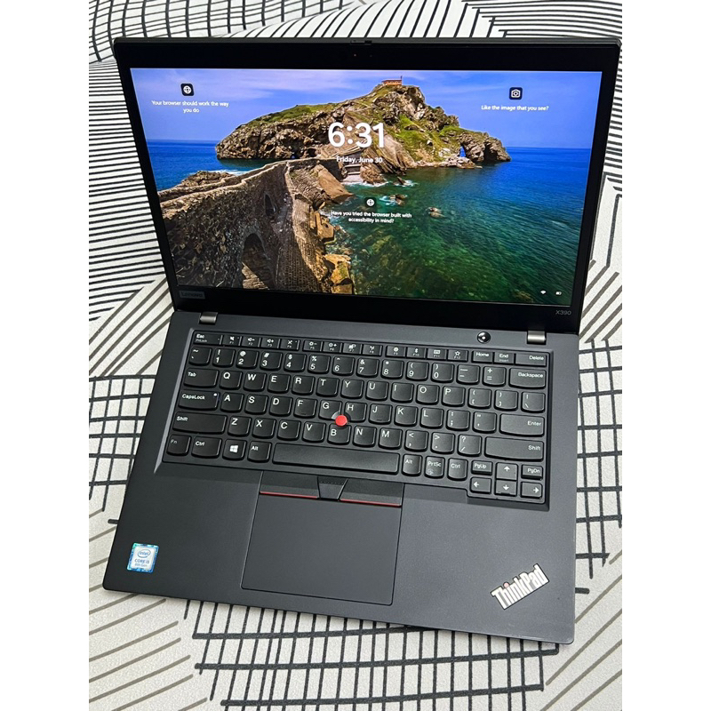 Lenovo ThinkPad X390 business Laptop/ 13.3” FHD/ i5-8265U/ 16GB/ 256GB/  Windows 11 Pro Microsoft Office 2021