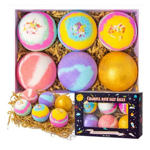 {SG Seller} Bath Fizzies Spa Vegan Natural Organic Bath Bombs 6 Pcs ...