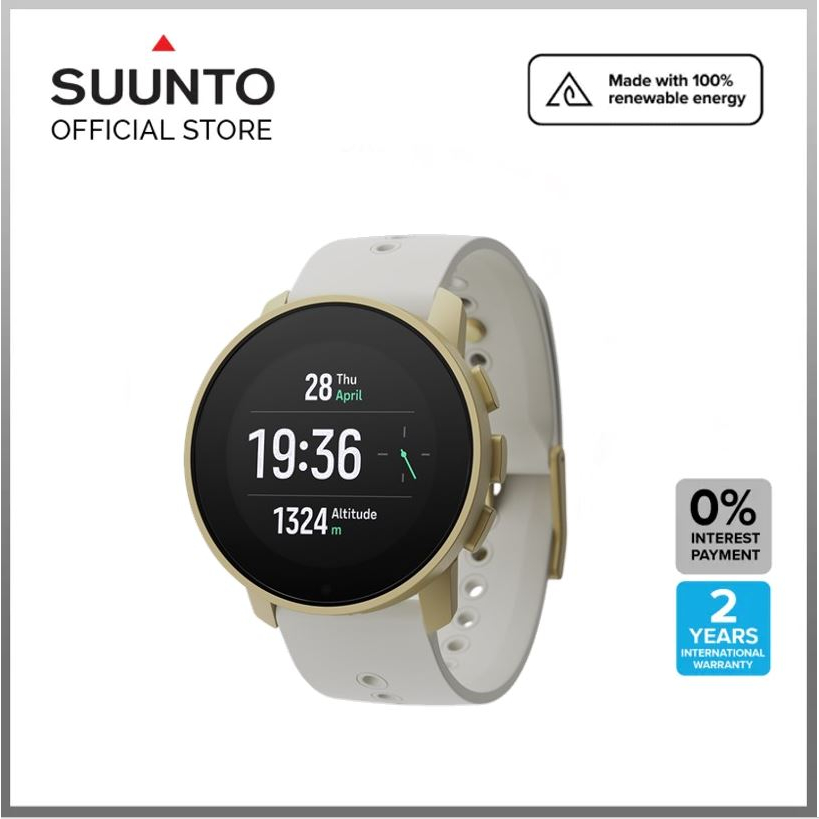 Suunto 9 Peak Pro Pearl Gold Extremely thin and tough GPS multisport watch with superior battery life