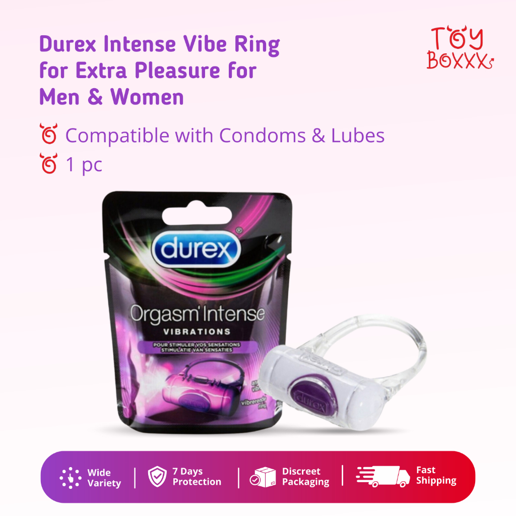 Durex Intense Vibe Ring for Extra Pleasure for Men & Women | Compatible  with Condoms & Lubes | Shopee Singapore