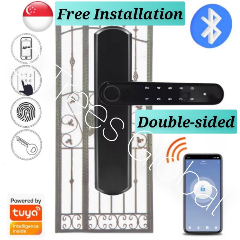 Metal Gate Digital Password Lock (Free installation) | Shopee Singapore