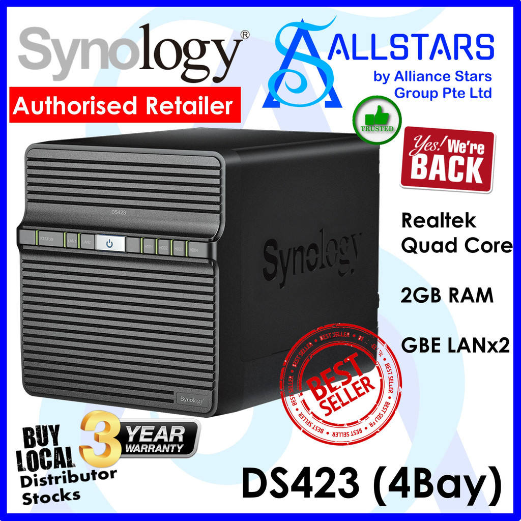 (ALLSTARS : We are Back / Storage NAS PROMO) Synology DS423 Diskstation ...