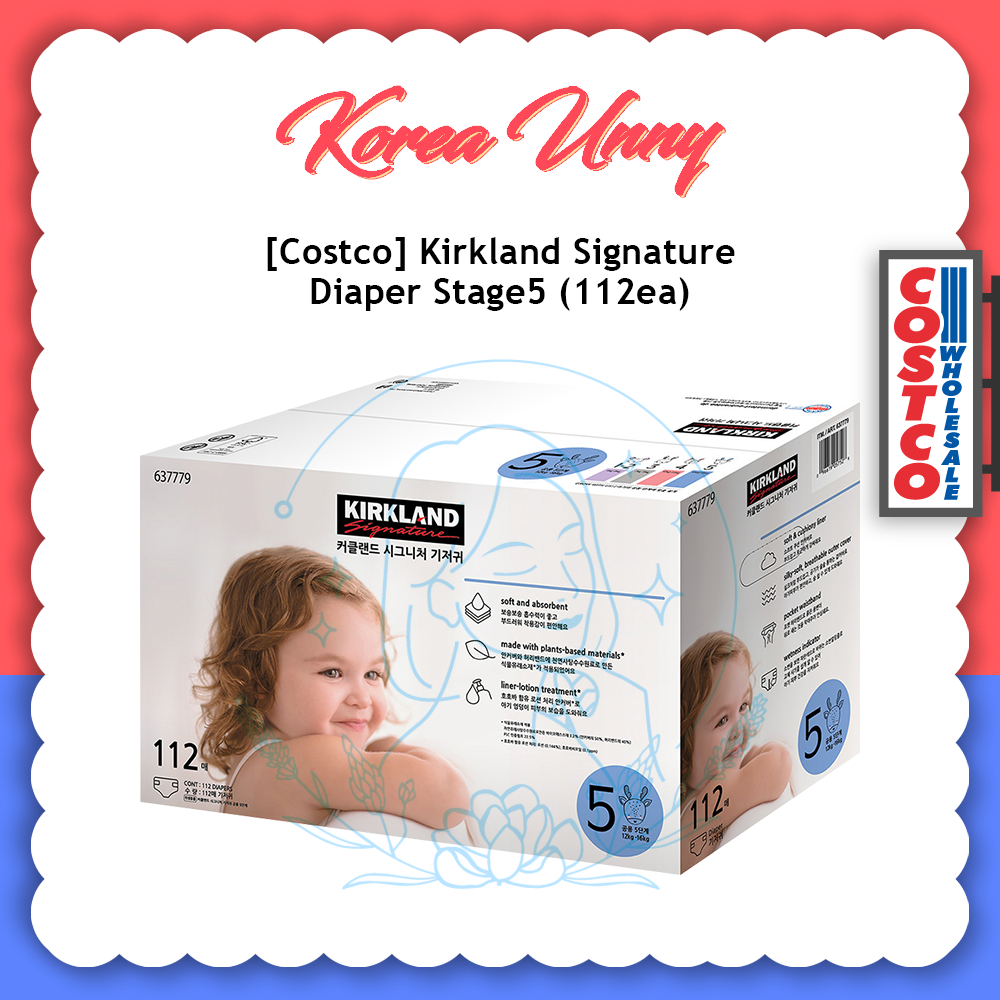 [Costco] Kirkland Signature Diaper Stage 5 (112ea) Shopee Singapore