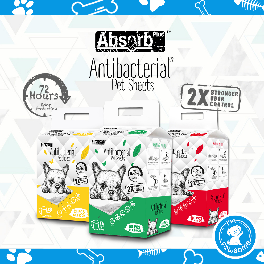 [As Low As 14.75] Absorb Plus Antibacterial Pee Pad/ Pet Sheets