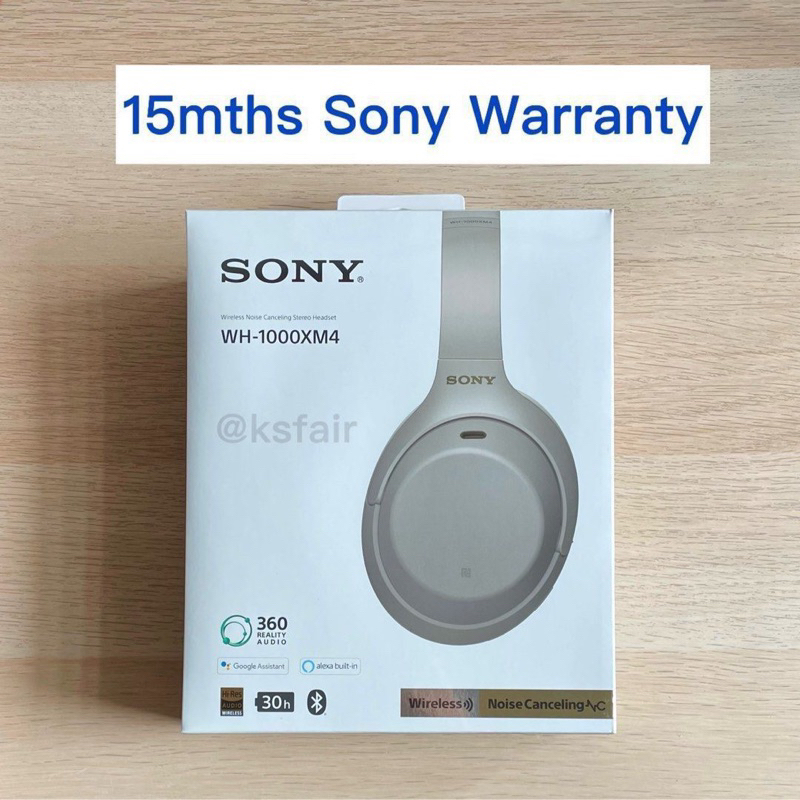 [Sony 15mths Warranty] SONY WH1000XM4 XM4 Silver Singapore Wireless