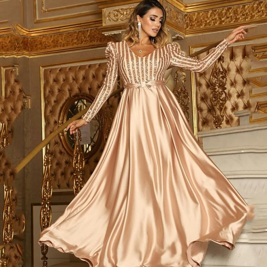 M 5XL Plus size formal wedding dressy prom evening gown drashti