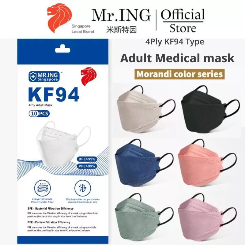 MR ING I MediK KF94 Mask Korean 3D Medical Mask (10pcs) Shopee Singapore