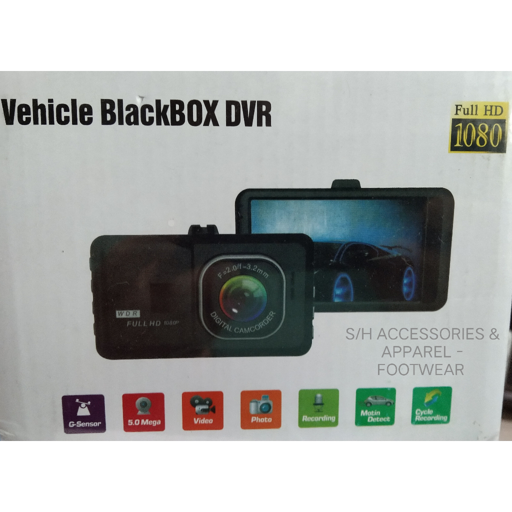 Full HD 1080 Vehicle BlackBox DVR | Shopee Singapore