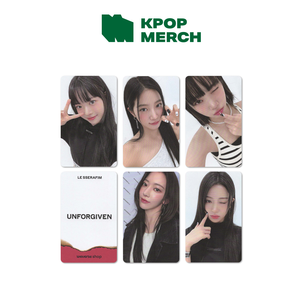 Only POB) LE SSERAFIM- Unforgive Weverse pob [ Photo card