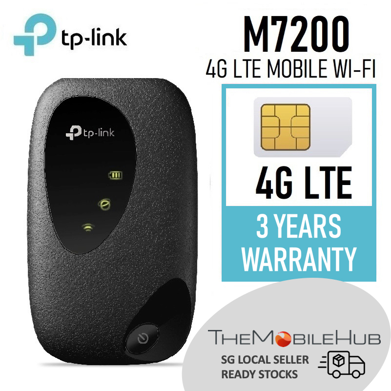 TPLink M7200 4G LTE Mobile WiFI WiFi Portable 4G MiFI Hotspot Pocket