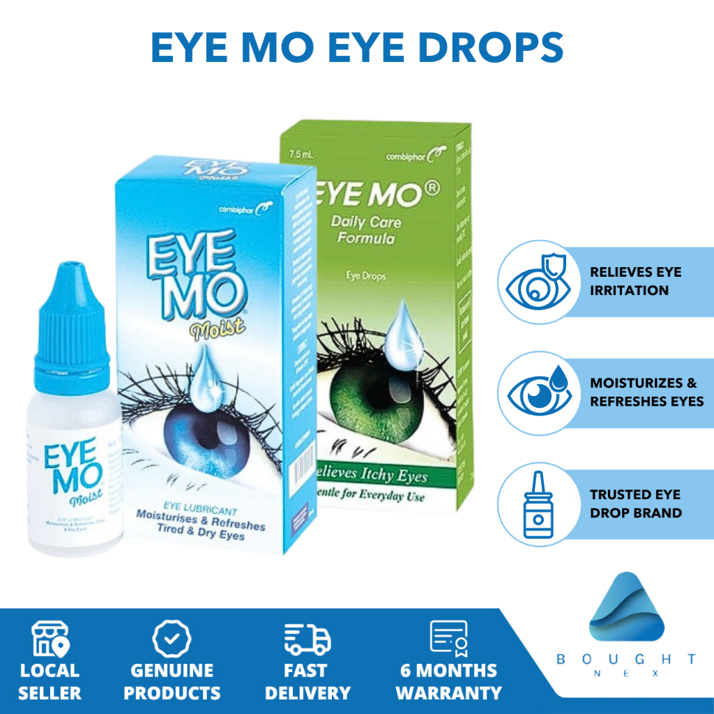 EYE MO Daily Care Eye Drops 7.5ml & 15ml Soothing Relief, Gentle & Effective Shopee Singapore