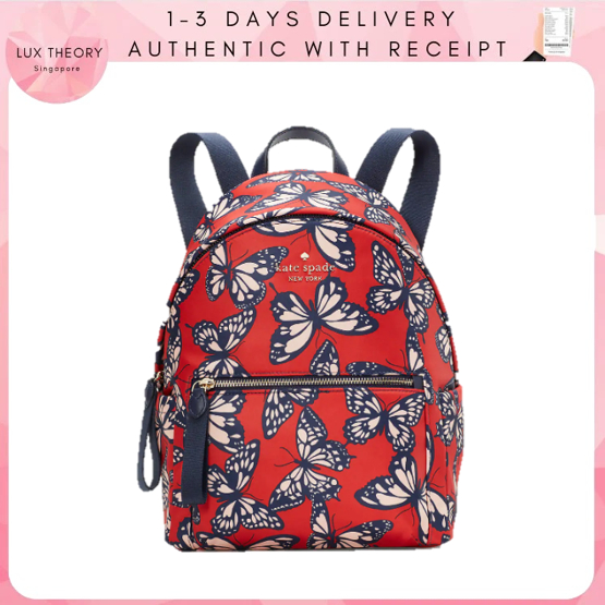 Kate Spade The Little Better Butterfly authentic Toss Printed Backpack