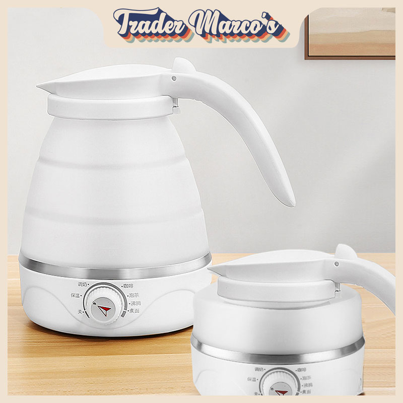 [SG Seller]Travel Foldable Kettle, Collapsible Food Grade Silicone