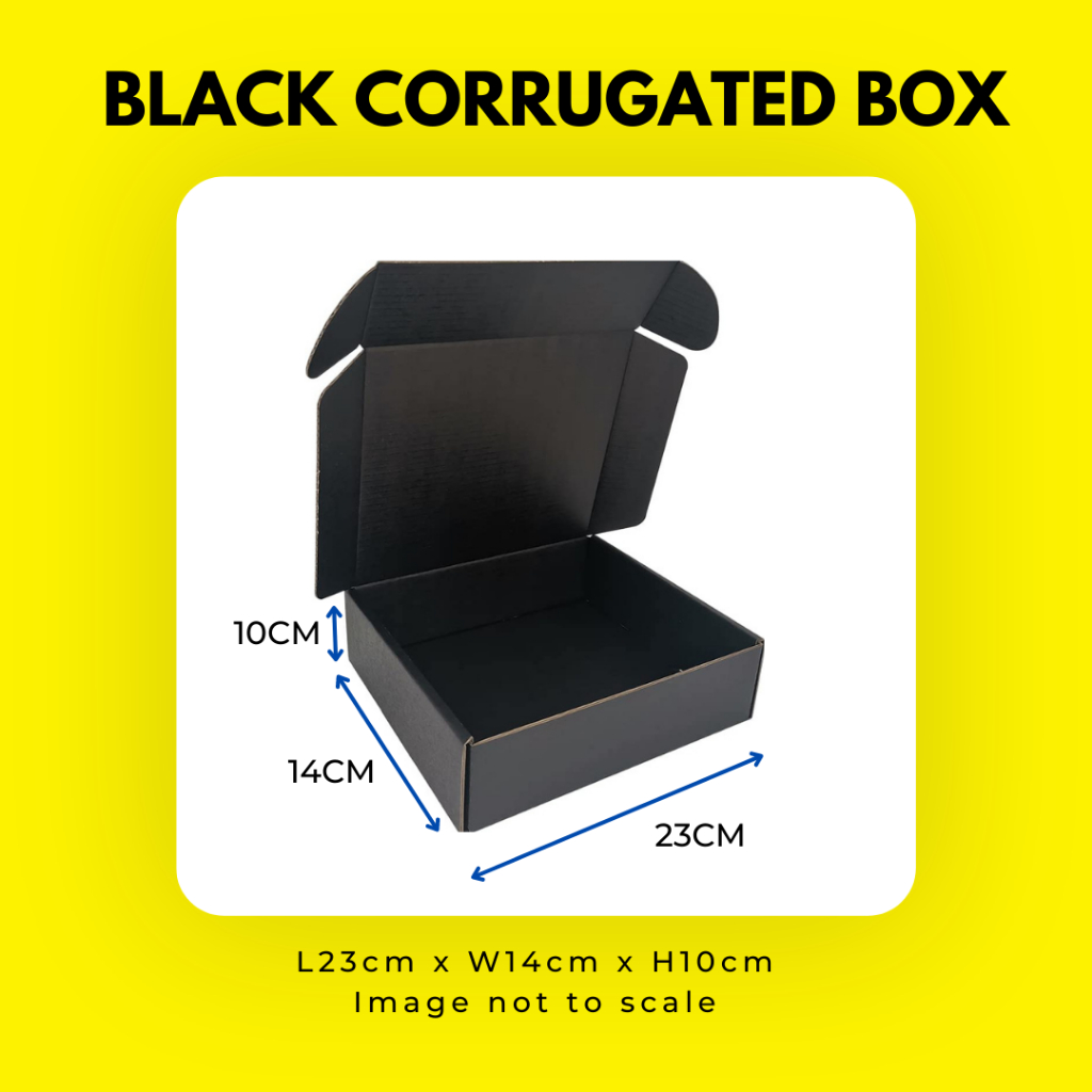 Black Corrugated Gift Box | Mailing Carton Corrugated | Gifts Box ...