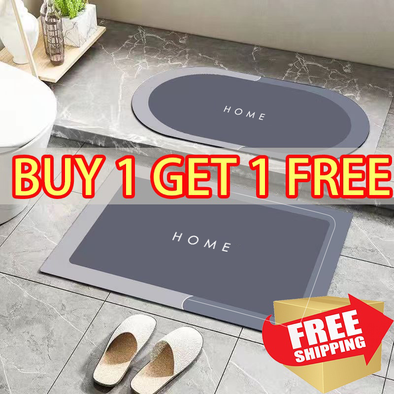 SG STOCK 40*60cm Japanese Style Carpet Floor Mat Rug Kitchen Bath Mat Carpet Bath Mats floor mat