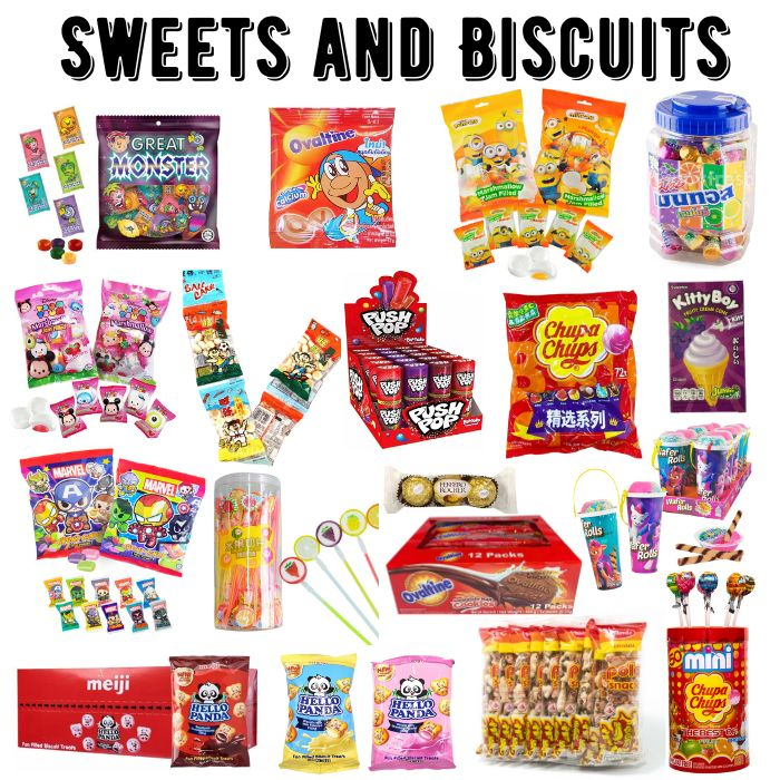 [SG Stock] Sweets Snacks Candies Biscuits Goodie Loot Bag Pinata ...