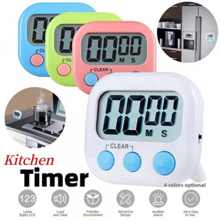 1pc Plastic Kitchen Timer, Modern Portable Kitchen Timer For