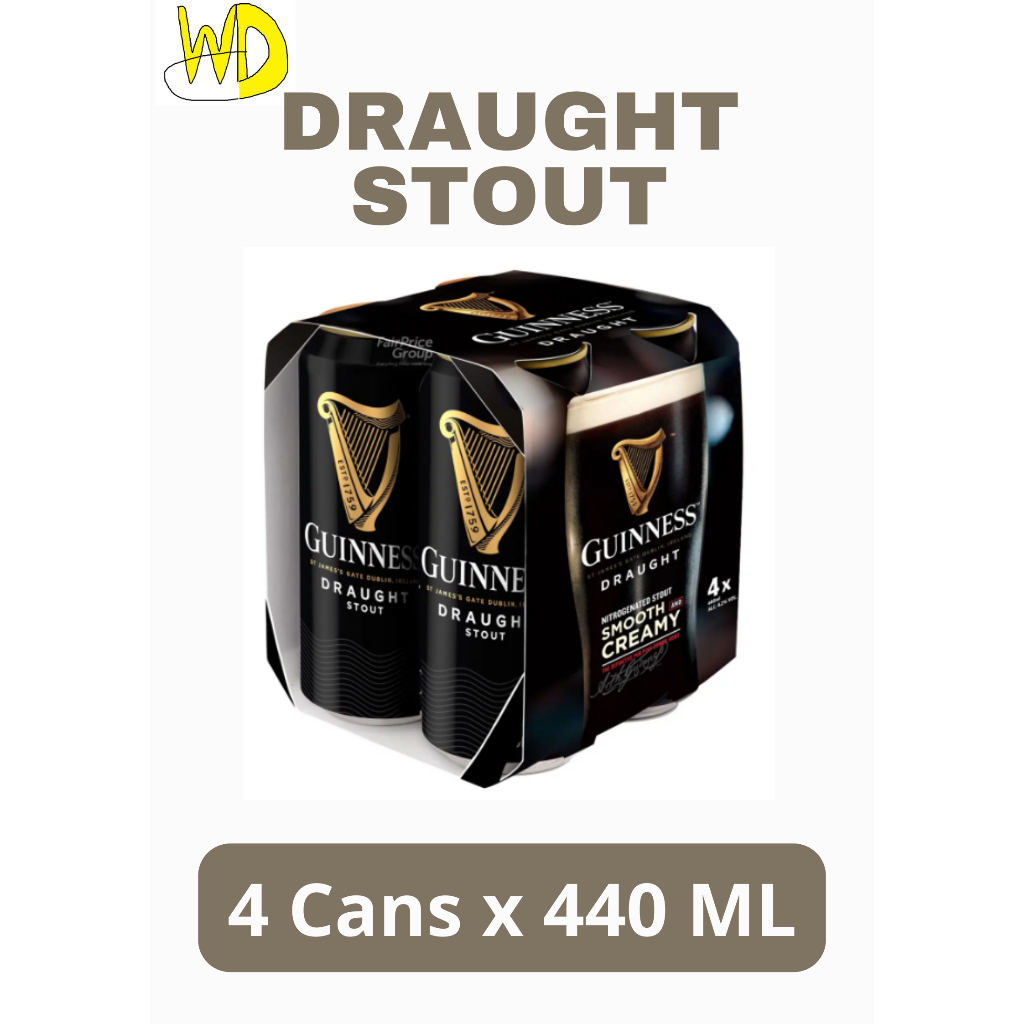 Guinness Draught Stout 4 x 330 ml