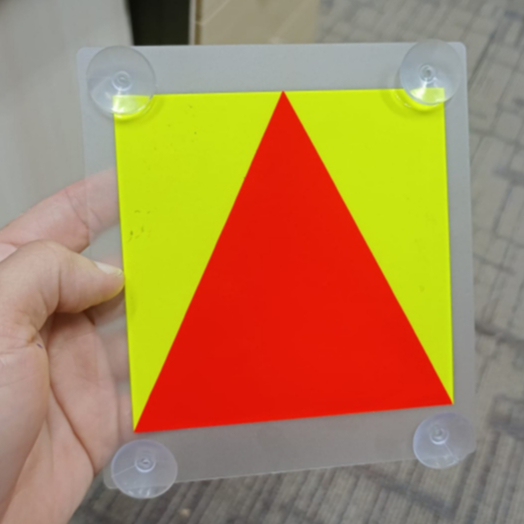 [SG SELLER] Latest Design Suction Probation Car Plate (PPlate P plate