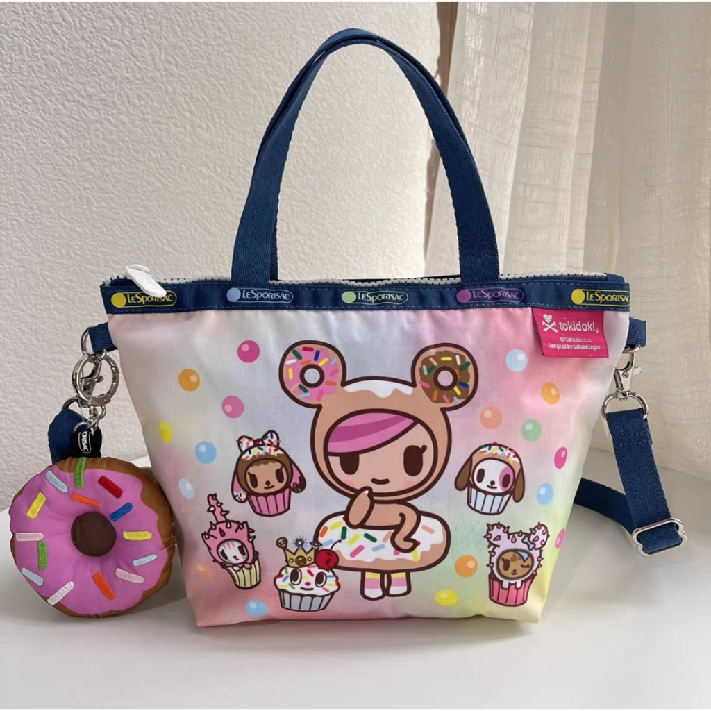 LESPORTSAC TOKIDOKI Design Water Resistant Tote Bag Sling Hand