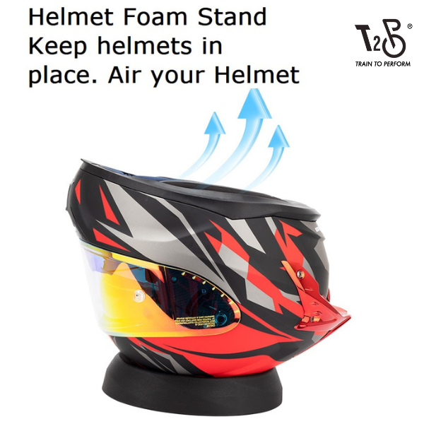 T2P Helmet Stand Helmet Support Helmet Service Pad Helmet Donut Ring