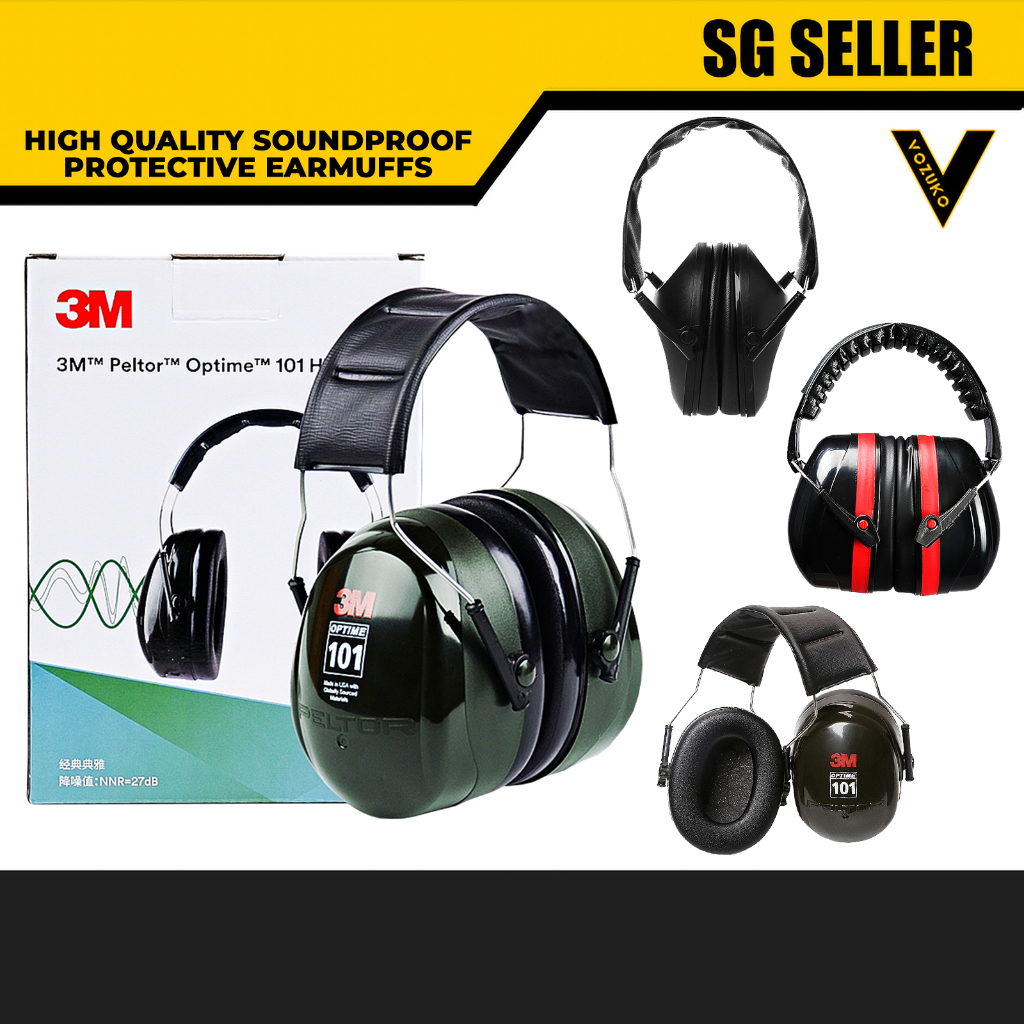 Folding Soundproof 3M Earmuffs Antinoise Protective Safety Ear muffs