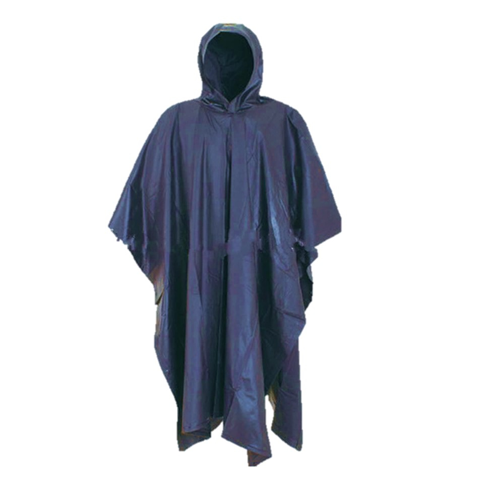 Dark Blue Waterproof Poncho Rain Coat | Shopee Singapore