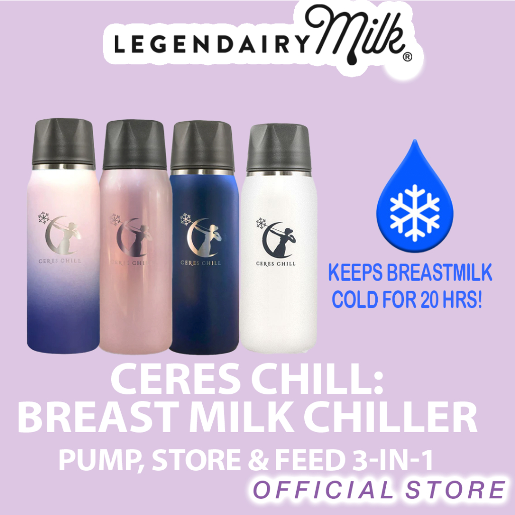  Breastmilk Chiller Reusable Storage Container by CERES CHILL, Cooler - Keeps Milk at Safe temperatures for 20+ Hours