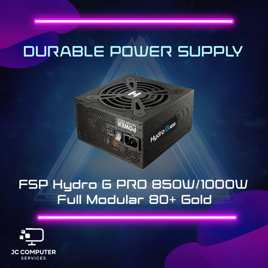FSP Hydro G Pro 850W 1000W Full Modular 80+ Gold PSU Power Supply Shopee Singapore