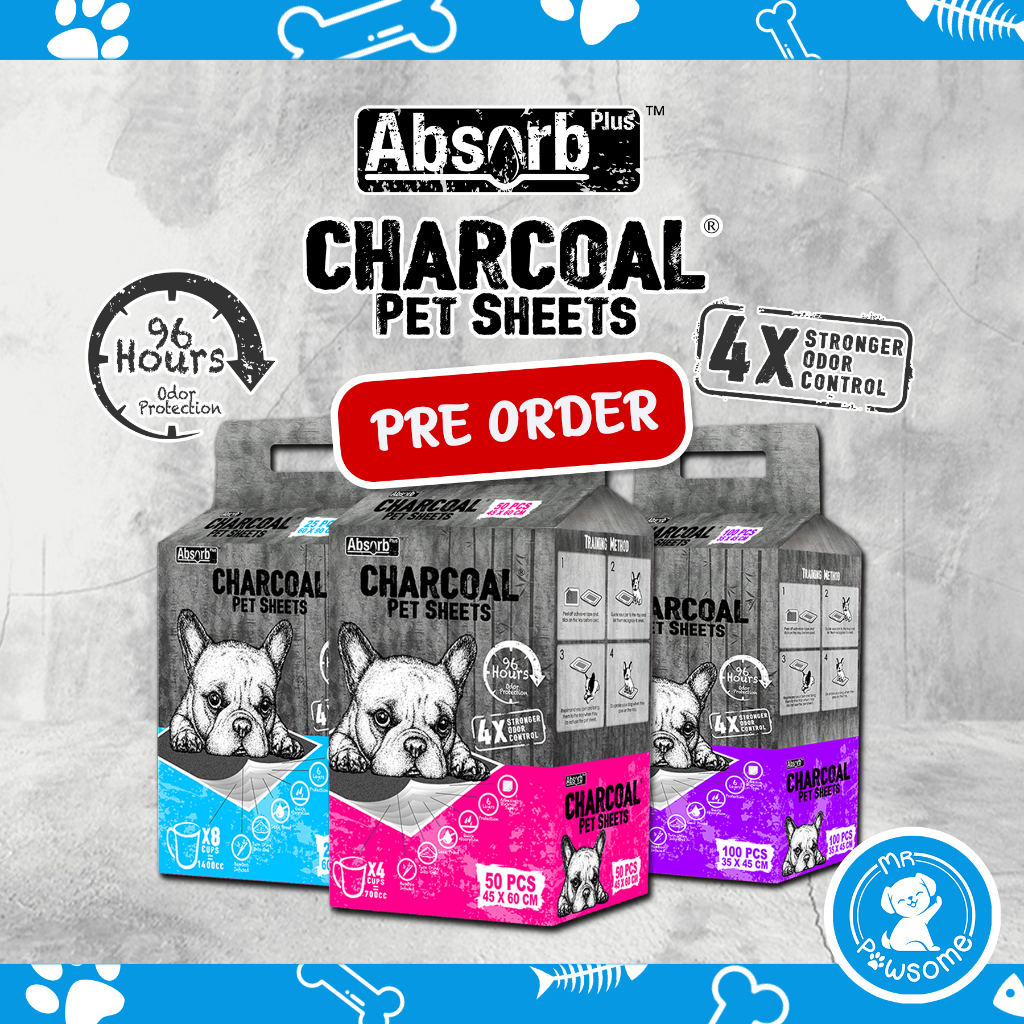 [As Low As 16.62] Absorb Plus Charcoal Pee Pad/ Pet Sheets Shopee